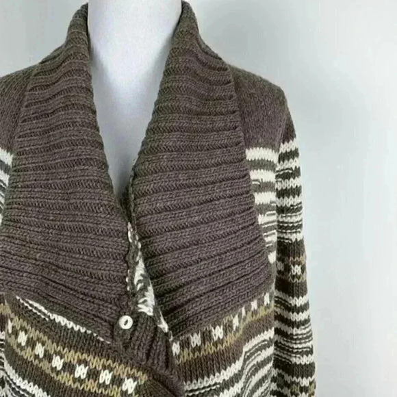 Express open sweater size M 20% wool 10% alpaca - Picture 5 of 8